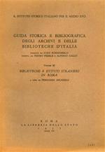 Biblioteche e Istituti stranieri in Roma