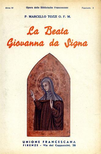 La Beata Giovanna da Signa - Marcello Tozzi - copertina