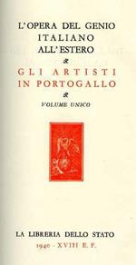 Gli artisti in Portogallo. Vol. Unico. Dall'elenco biografico degli a