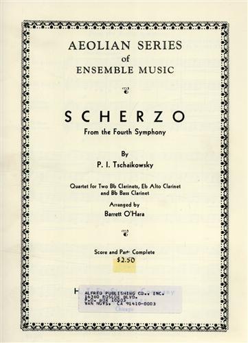 Scherzo. From the Fourth Symphony - copertina