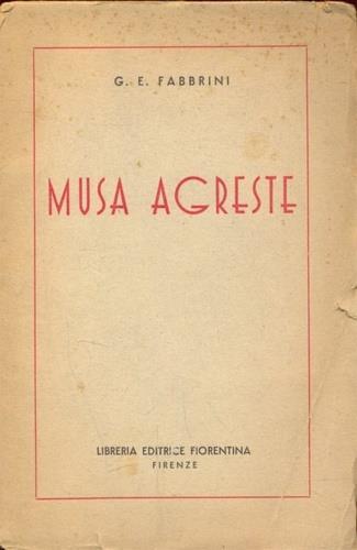 Musa agreste - Guido Eugenio Fabbrini - copertina