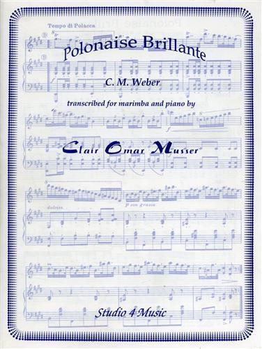 Polonaise Brillante. Op. 72. Concerto for Marimba Solo with - Carl Maria von Weber - copertina