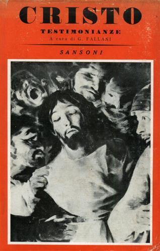 Cristo. Testimonianze - copertina