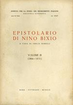 Epistolario di Nino Bixio. Vol. III: ( 1866. 1870 )