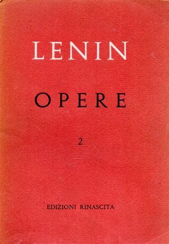 Opere complete. vol. 2: 1895 - 1897 - Lenin - copertina