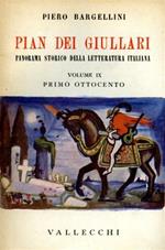 Pian dei Giullari. Panorama storico della letteratura italiana. vol. IX: Primo Ottocento