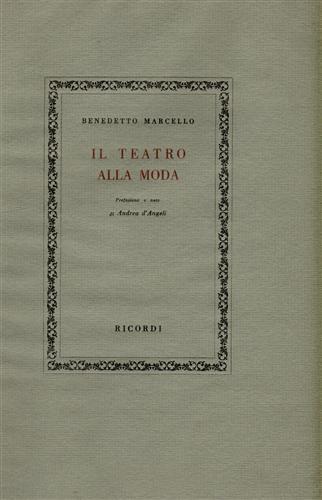 Il Teatro alla Moda - Benedetto Marcello - copertina