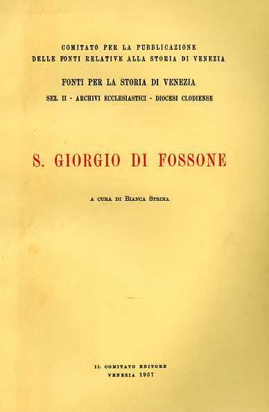San Giorgio di Fossone - copertina