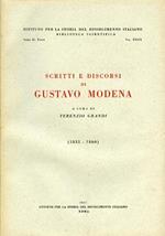 Scritti e discorsi di Gustavo Modena ( 1831 - 1860 )