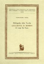 Bibliografia della novella \Giulietta e Romeo\