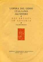 Gli Artisti italiani in Austria. Vol. II: Il Secolo XVII. Il Tardo Rinascimento e l'iniz