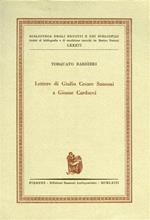 Lettere di Giulio Cesare Sansoni a Giosue Carducci