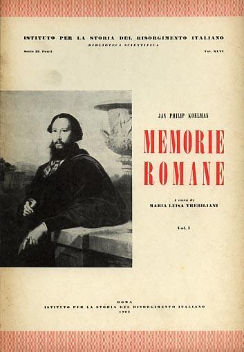 Memorie romane - Jan Philip Koelman - copertina