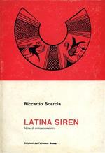 Latina Siren. Note di critica semantica