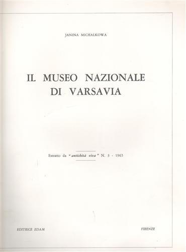 Il Museo Nazionale di Varsavia - J. Michalkowa - copertina