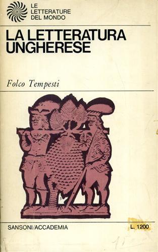 La letteratura ungherese - Folco Tempesti - copertina
