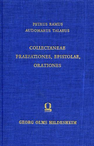 Collectaneae praefationes, epistolae, orationes - Petrus Ramus - copertina