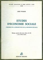 Etudes d'economie sociale. Theorie de la repartition de la richesse sociale
