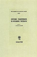 Eutecnii paraphrasis in Nicandri Theriaca