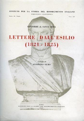 Lettere dall'esilio ( 1821. 1825 ) - Santorre di Santa Rosa - copertina