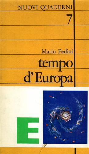 Tempo d'Europa - Mario Pedini - copertina
