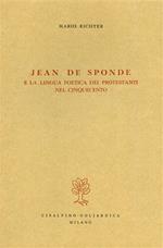 Jean De Sponde e la lingua poetica dei protestanti nel Cinquecento