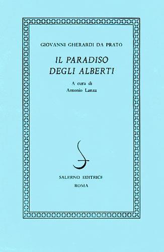Il paradiso degli Alberti - Giovanni da Prato - copertina