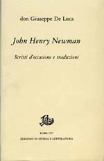 John Henry Newman. Scritti d'occasione e traduzioni