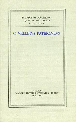 Velleio Patercolo - Velleio Patercolo - copertina