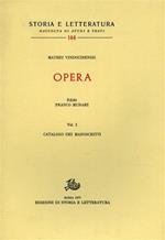 Opera. Milo. Epistule. Tobias