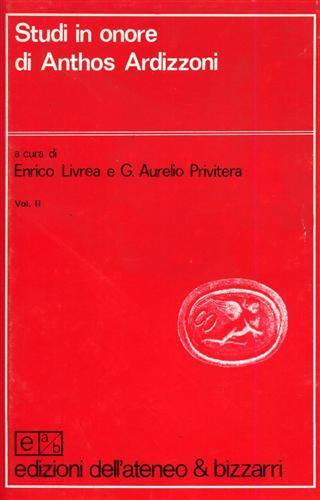 Studi in onore di Anthos Ardizzoni - copertina