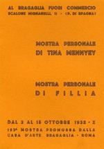Personale di Tina Mennyey. Personale di Fillia