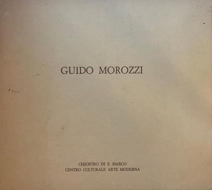 Guido Morozzi - copertina