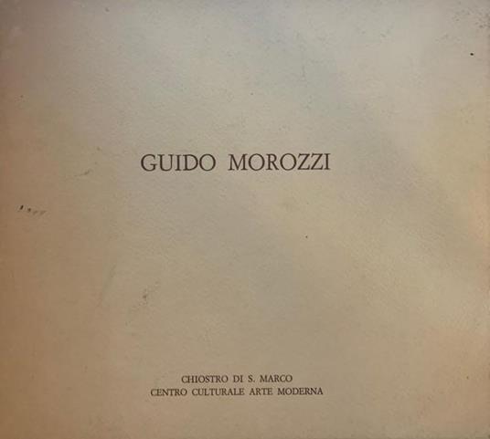 Guido Morozzi - copertina