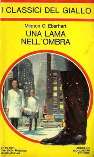 Una lama nell'ombra - Mignon G. Eberhart - 3