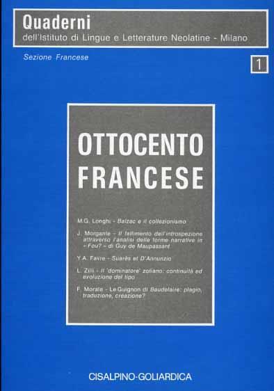 Ottocento francese - G.M Longhi - copertina