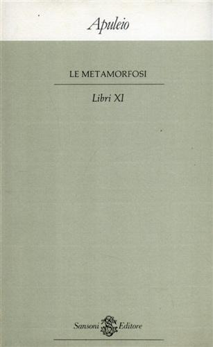 Le Metamorfosi - Apuleio - copertina