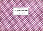 Cavatine e romanze per voce e chitarra. Tre cavatine s. n. , Trois romances, op. 13