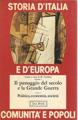 Storia d'Italia e d'Europa. Comunità e popoli - copertina
