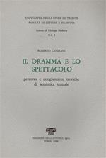 Il dramma e lo spettacolo. Percorso e congiunzioni teoriche di semiotica teatrale