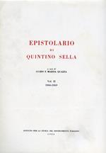 Epistolario di Quintino Sella. Vol. II: 1866 - 1869