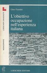 L' obiettivo occupazione nell'esperienza italiana