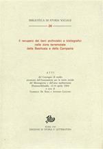 Il recupero dei beni archivistici e bibliografici nelle zone terremotate della Basilicata e della Campania: Bilancio e p