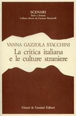 La critica italiana e le culture straniere. Orientamento degli anni venti