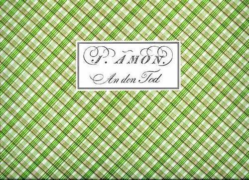 An Den Tod mit Begleitung einer obligaten Floete und Piano. Forte oder Guitarre - Johann Andreas Amon - copertina