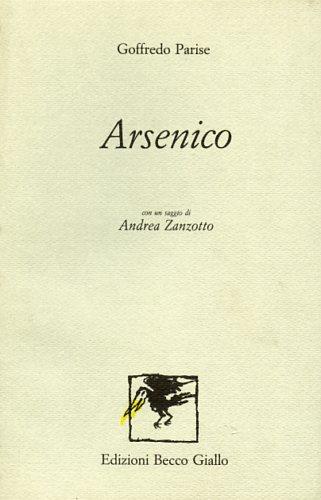 Arsenico - Goffredo Parise - copertina
