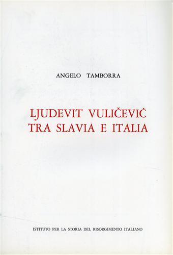 Ljudevit Vulicevic tra Slavia e Italia - Angelo Tamborra - copertina