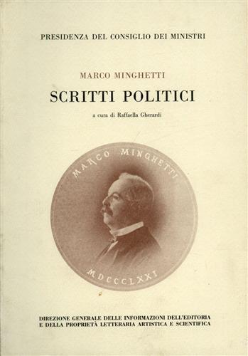 Scritti politici - Marco Minghetti - copertina