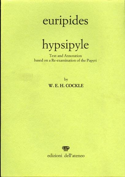 Hypsipyle - Euripide - copertina