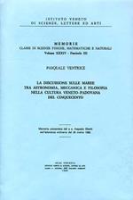 La discussione sulle maree tra astronomia, meccanica e filosofia nella cultura Veneto-Padovana del Cinquecent